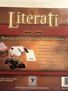Literati Challenge Game Completo Discovery Bay Giochi - Foto 1 di 6