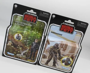 NUEVO Star Wars Krrsantan Luke Skywalker & Grogu CONJUNTO Libro de Figuras Boba Fett Nuevo en Caja - Imagen 1 de 20
