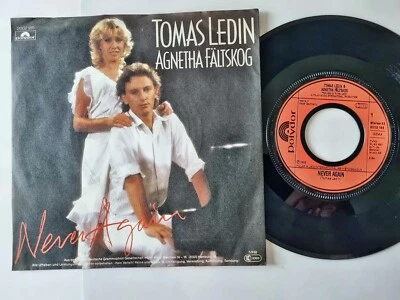 Agnetha Fältskog/ Tomas Ledin - Never again 7'' Vinyl Germany/ ABBA - Image 1 of 4