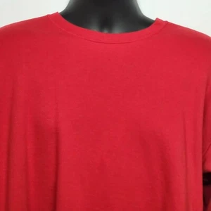 Athletic Works Men's Large Red Sweatshirt Crew Neck Pullover Casual Active Wear - Picture 1 of 10