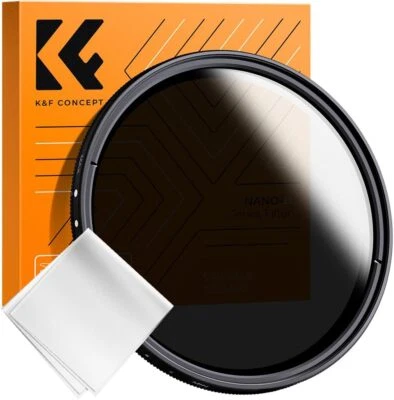 K&F Concept Variable ND2-ND400 ND Lens Filter Adjustable Neutral Density Filter - Image 1 of 4