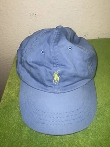 Vintage Polo Ralph Lauren Light Blue Strap Hat Cap Dad  - Picture 1 of 4