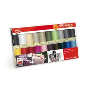 Gutermann Coser-Todo Hilo de Poliéster 20 carretes cada uno 110 yardas 734015-1 - Imagen 1 de 1