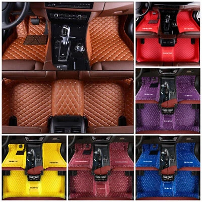 For Scion tC Waterproof All Models PU Leather Carpets Custom 3D Car Floor Mats - Image 1 of 4