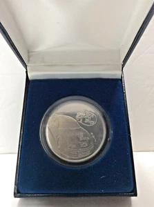 Dale Earnhardt Official Commemorative Sam Bass Design Silver Plated Coin #1 - Picture 1 of 3