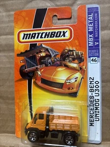 Matchbox MBX Metal (2007) Orange Mercedes-Benz Unimog U300  #46 - Picture 1 of 2