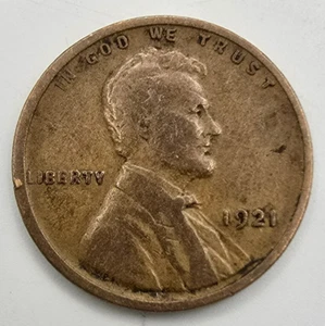 1921 P Lincoln Wheat Cent VG/F You Grade It! Penny Free Ship! - Picture 1 of 4