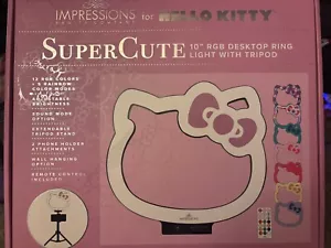 Impressions Vanity Hello Kitty 10" Schreibtisch Ringlicht mit Stativ & Handyhalter - Bild 1 von 3
