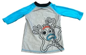 Disney Toy Story 4 Forky Boys Sz 3/4T Rash Guard UPF 50+ Quarter Length Sleeves - Picture 1 of 4