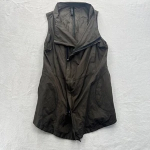 Porto San Francisco Sleeveless Vest Drape Tunic Asymmetric Avant Garde Lagenlook - Picture 1 of 8