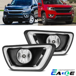 For 2015-2017 Chevy Colorado Front Fog Lights Bumper Lamps Pair w/Switch - Foto 1 di 4
