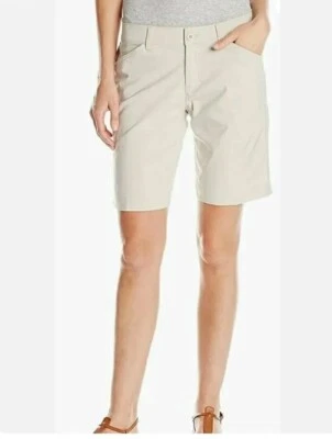 Pantalón corto Dickies para mujer elástico rendimiento talla 4 (piedra) Foto 1 de 4