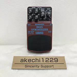 Pedal de guitarra sintetizador de bajo Behringer BSY600 usado probado - Imagen 1 de 1