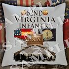 62nd Virgina Infantry American Civil War themed pillow sham/covering