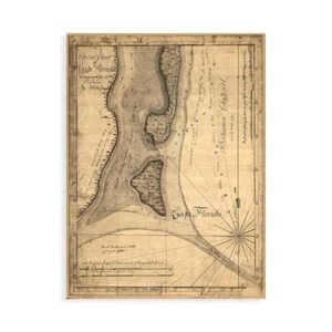 Stampa su Tela su Carta Poster o Quadro Sproul Dan Cape Florida - Picture 1 of 2