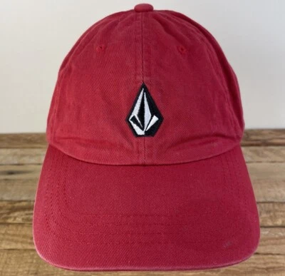 Volcom Logo SnapBack Red Hat Cap Adjustable - Image 1 of 4