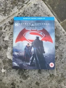 BATMAN V VS SUPERMAN DAWN OF JUSTICE & MAN OF STEEL Blu-ray (N/A) Amazing Value - Picture 1 of 7