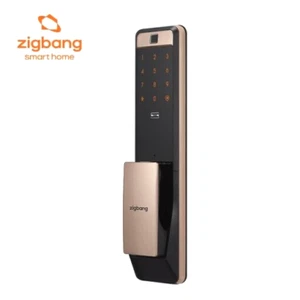 Zingbang SHP-DP960 Plus Push Pull Digital Smart Door Lock with RF Key - Silver - Picture 1 of 3