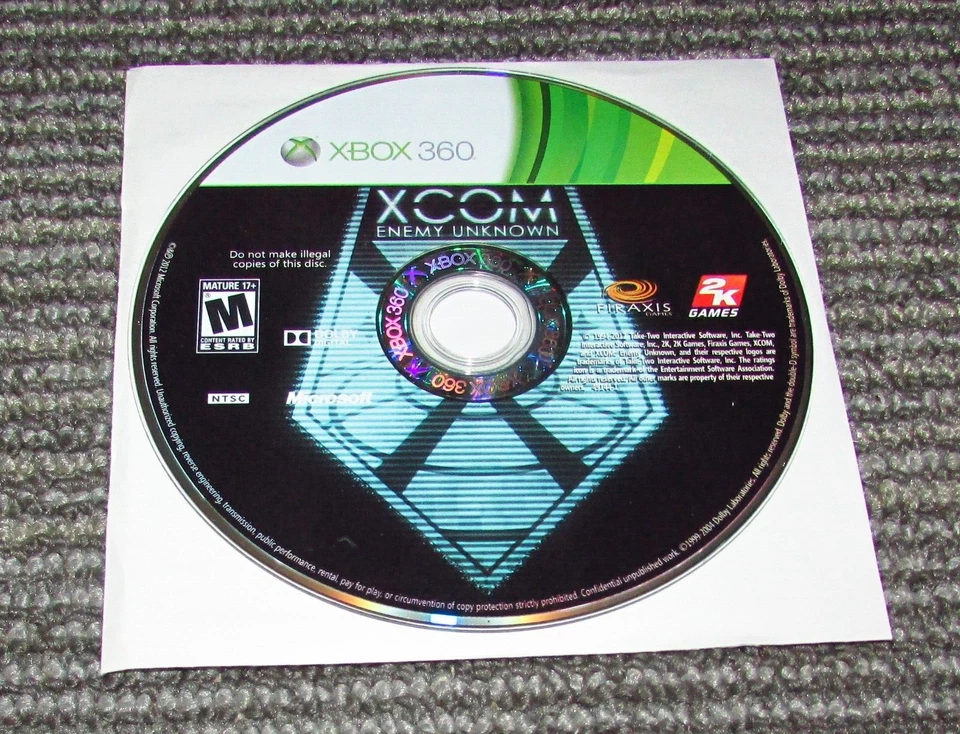 Xcom Enemy Unknown (Game Only) Xbox 360 Fast Shipping - Image 1 of 1