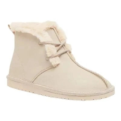 Botas de inverno Rocket Dog Serenity marfim camurça pele sintética forrada tornozelo 9.5 - Imagem 1 de 4