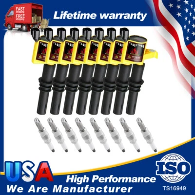 8X BOBINAS DE ENCENDIDO Y BUJÍAS PARA FORD F-150 TRITON 2004 2005 2006 2007 2008 Foto 1 de 4
