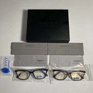 Gafas de lectura Gingereye 2 pares +1,50 - Función anti-azul con fundas - Imagen 1 de 11