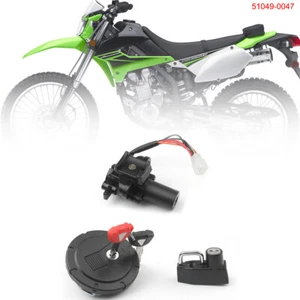 Ignition Switch Fuel Gas Cap Seat Lock Key Fits For Kawasaki KLX125 10-14 AU - Picture 1 of 16