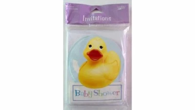 Rubber Ducky Baby Shower Invitations - Image 1 of 2