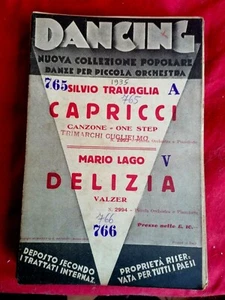 Lotto di 8 libretti Spartiti ZANIBON Padova serie DANCING originali 1933-38 - Picture 1 of 8