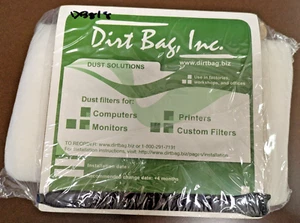 DIRT BAG DB818 DUST COVER FILTER FOR COMPUTERS, MONITORS, PRINTERS Pack of 8 - Afbeelding 1 van 1