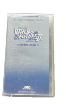 RARE Vintage 1990 BACK TO THE FUTURE 2 MCA Movie Screener Promo Copy VHS Tape - Image 1 of 3