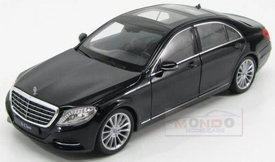 1:24 Welly Mercedes Benz S-Class S500 (W222) 4-Door 2013 Black Met WE24051BK Mod - Immagine 1 di 2