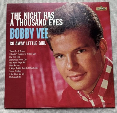 BOBBY VEE - The Night Has a Thousand Eyes LP Vinyl - Liberty LRP 3285 - Image 1 of 4