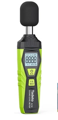 Tadeto SL720 Sound Level Meter Noise Measurement Range: 30-135 dB Decibel Meter - Image 1 of 4