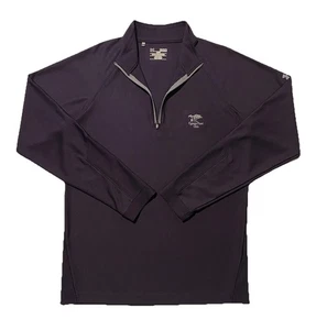 Under Armor Loose Cypress Point Club Purple 1/4 Zip Men's Golf Pullover Size M - Picture 1 of 17