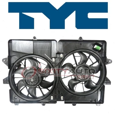 TYC Dual Radiator & Condenser Fan Assembly for 2006-2011 Mercury Mariner ey - Image 1 of 4