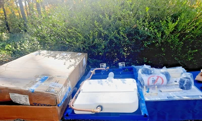 TOTO WT173M DUOFIT In-Wall Dual Flush 1.28 and 0.9 GPF Tank System, Copper *NEW* - Image 1 of 4