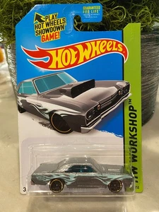 Dodge Dart 2014 Hot Wheels #211 HW Workshop-Heat Fleet '68 variante gris wBlkPR5s - Imagen 1 de 1