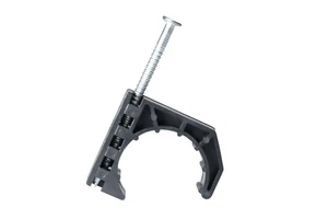 (100) TUBE TALONS WITH NAIL, J CLAMPS FOR 1" PEX, COPPER, CPVC TUBING - Picture 1 of 5