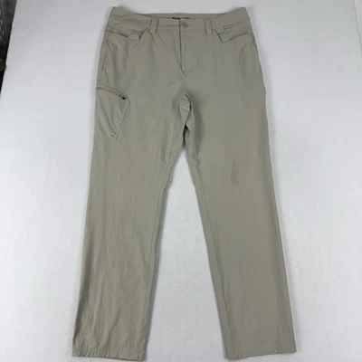 Pantalones de pesca SIMMS para hombre 38 algodón/poliéster spandex ligeros al aire libre beige 38x31 Foto 1 de 4
