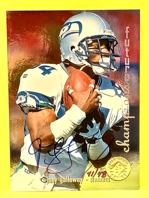 1999 SP AUTHENTIC BUYBACK FUTURE CHAMPIONS JOEY GALLOWAY AUTOGRAPH #42 /48 RARE! - Image 1 of 4