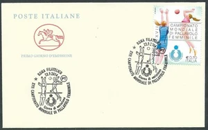 2014 ITALIA FDC CAVALLINO MONDIALI DI PALLAVOLO NO TIMBRO ARRIVO - FB - Picture 1 of 1
