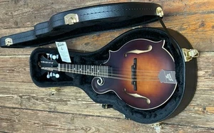 Loar LM-310F F-Style Mandolin Hand-Carved "Honey Creek" Vintage Brown Burst - Picture 1 of 6