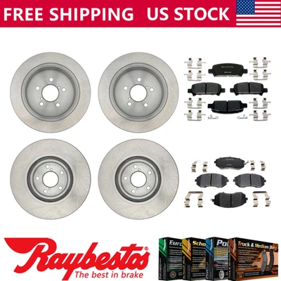 Se adapta a los rotores de freno delanteros traseros y pastillas de freno de cerámica Subaru Legacy 2008 - Raybestos Foto 1 de 4