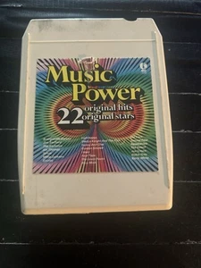 Music Power 22  K-tel 8 track tape cartridge - UNTESTED - Picture 1 of 4