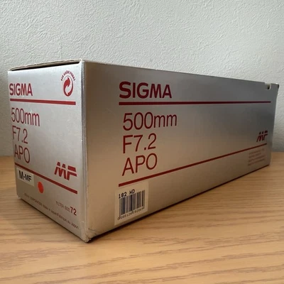 [UNUSED AS IS] Sigma AF 500mm f7.2 APO Multi Coated Lens Minolta MD Mount Japan - Image 1 of 4