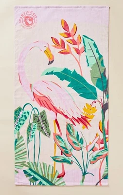 Toalla de playa Spartina 449 Tropic Flamingo nueva con etiquetas Foto 1 de 2