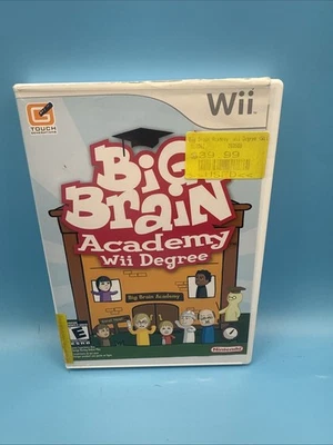 Big Brain Academy Wii Degree  with Booklet~Nintendo Wii - Image 1 of 4