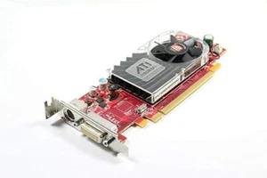 ATi Radeon HD 3450 256MB PCIe x16 Low Profile S- Video Card DMS-59 Dell Y103D - Picture 1 of 3