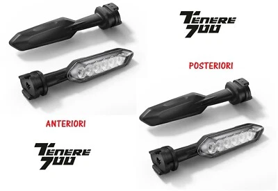 2 COPPIA FRECCE ANT + POST INDICATORI LED SEQUENZIALI YAMAHA TENERE 700 2024 - Immagine 1 di 3